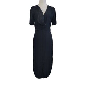 ba sh Drive Midi Classic Black dress